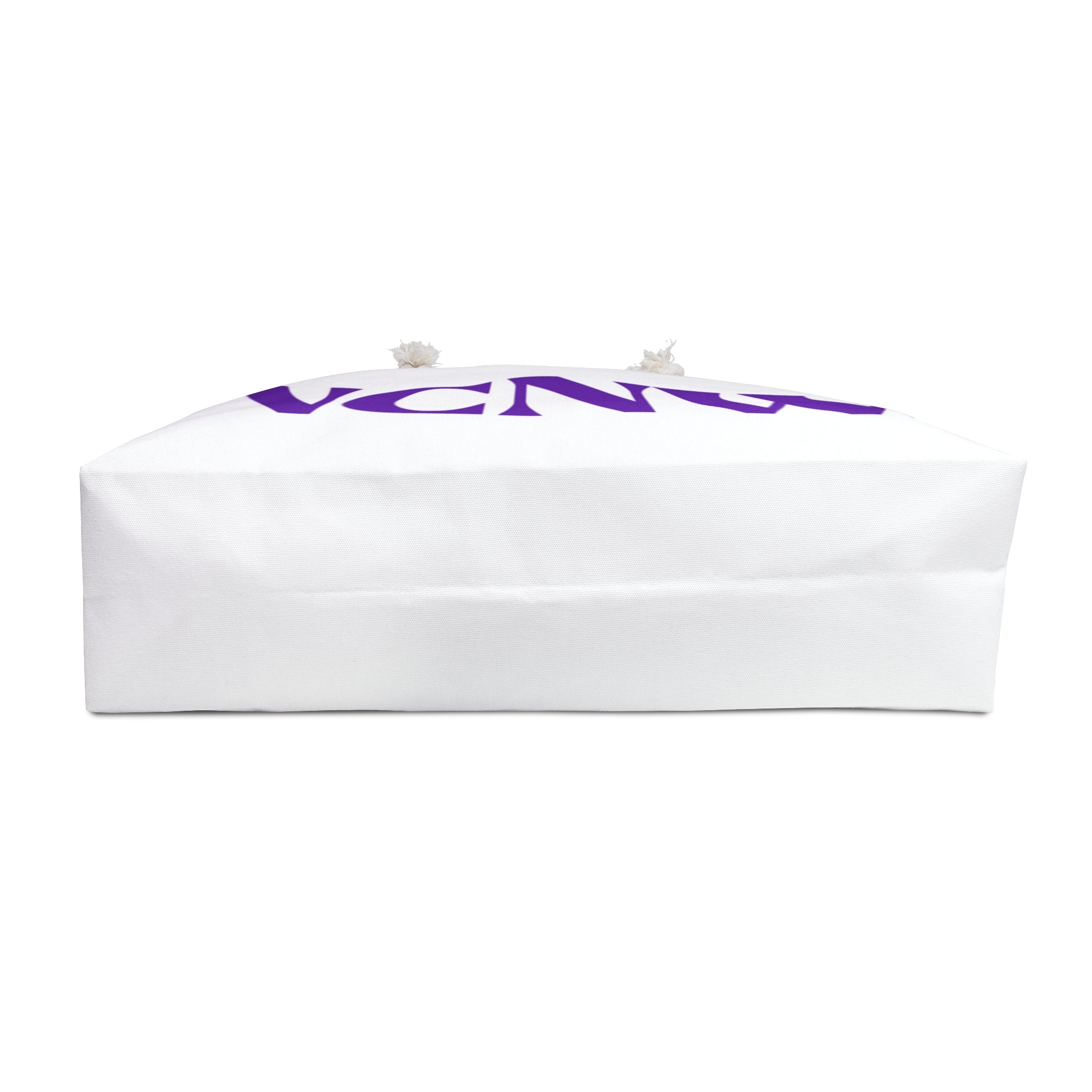 NCNW Purple Logo Weekender Bag with Rope Handle Tote