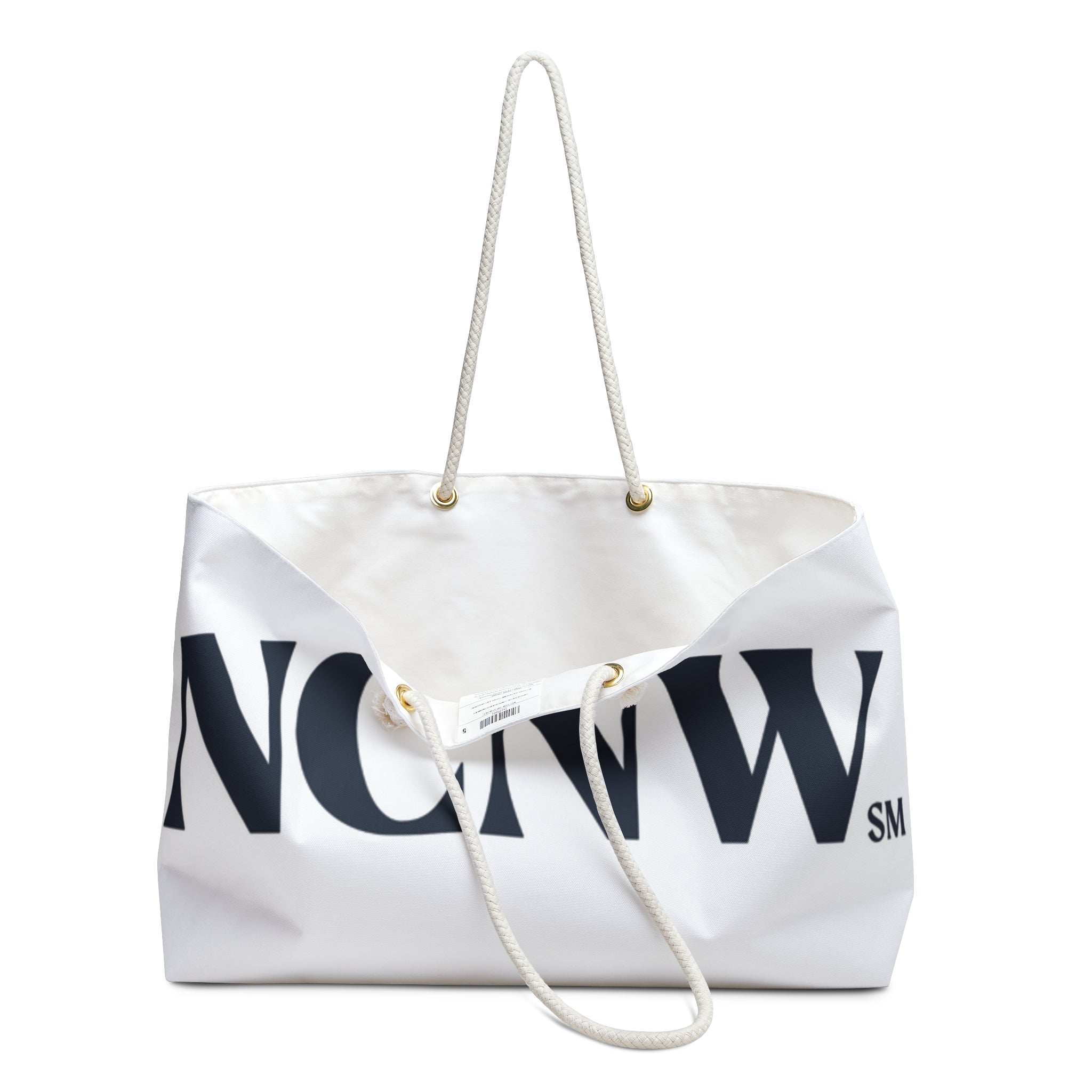 NCNW Logo Weekender Bag | Large Canvas Travel Tote