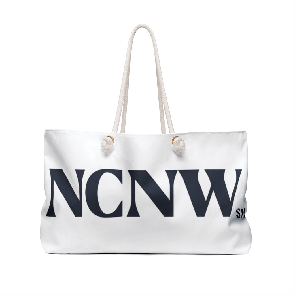 NCNW Logo Weekender Bag | Large Canvas Travel Tote