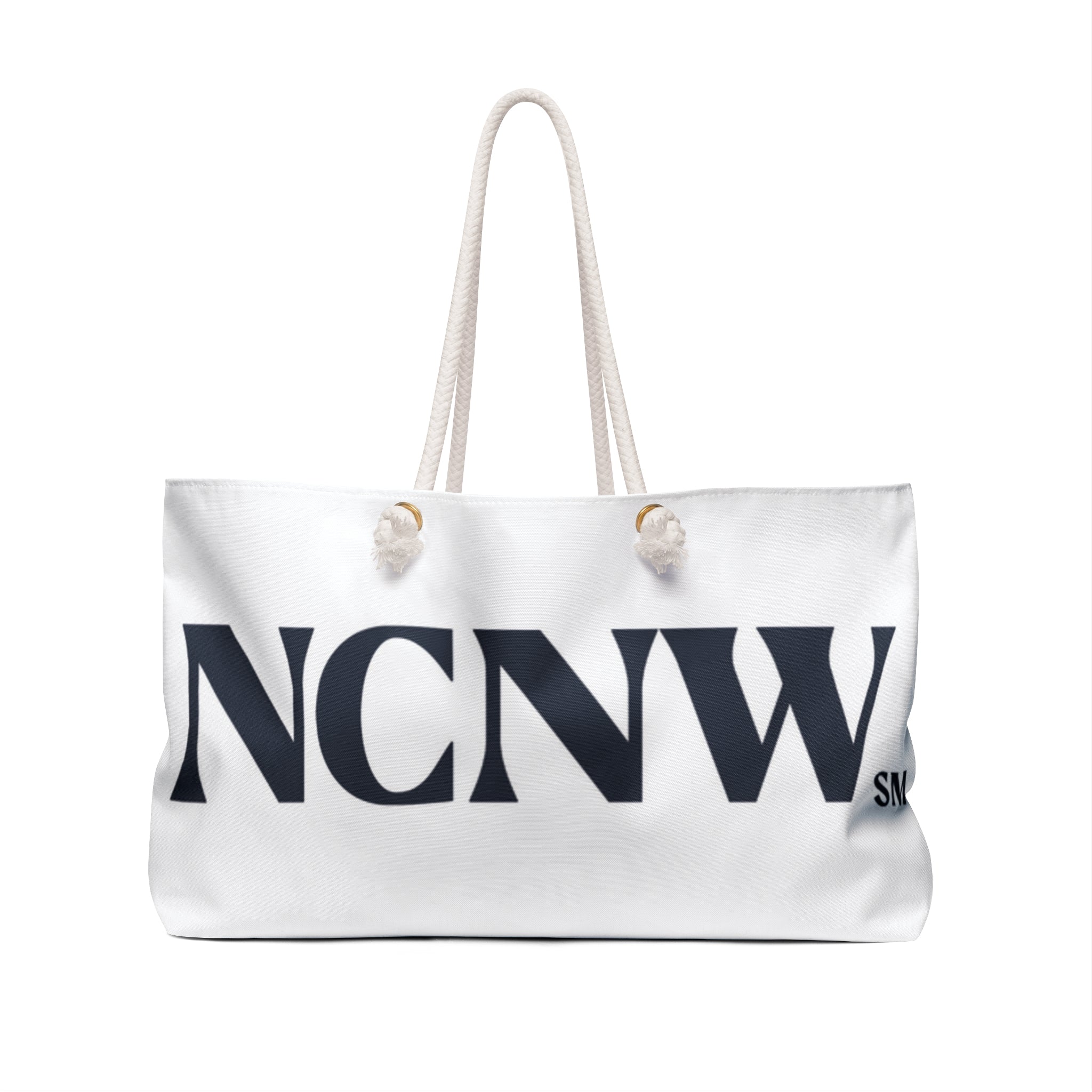 NCNW Logo Weekender Bag | Large Canvas Travel Tote