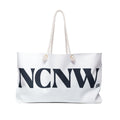 NCNW Logo Weekender Bag | Large Canvas Travel Tote