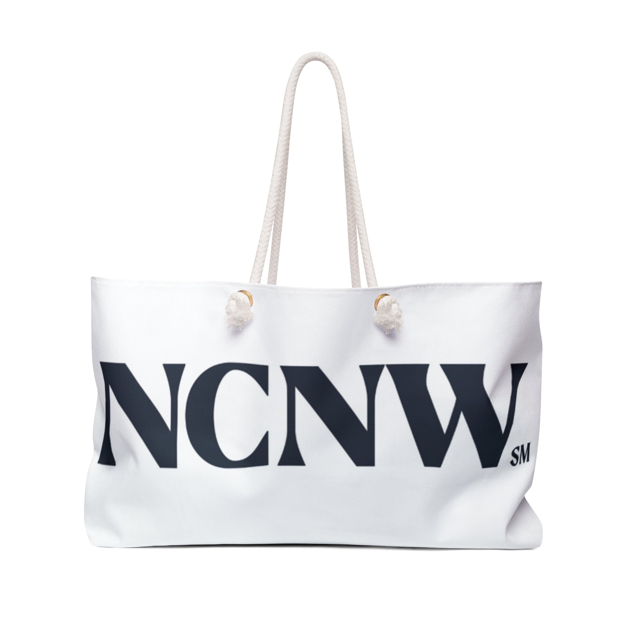 NCNW Logo Weekender Bag | Large Canvas Travel Tote