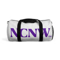 NCNW Logo Duffel Bag | Purple Block Lettering