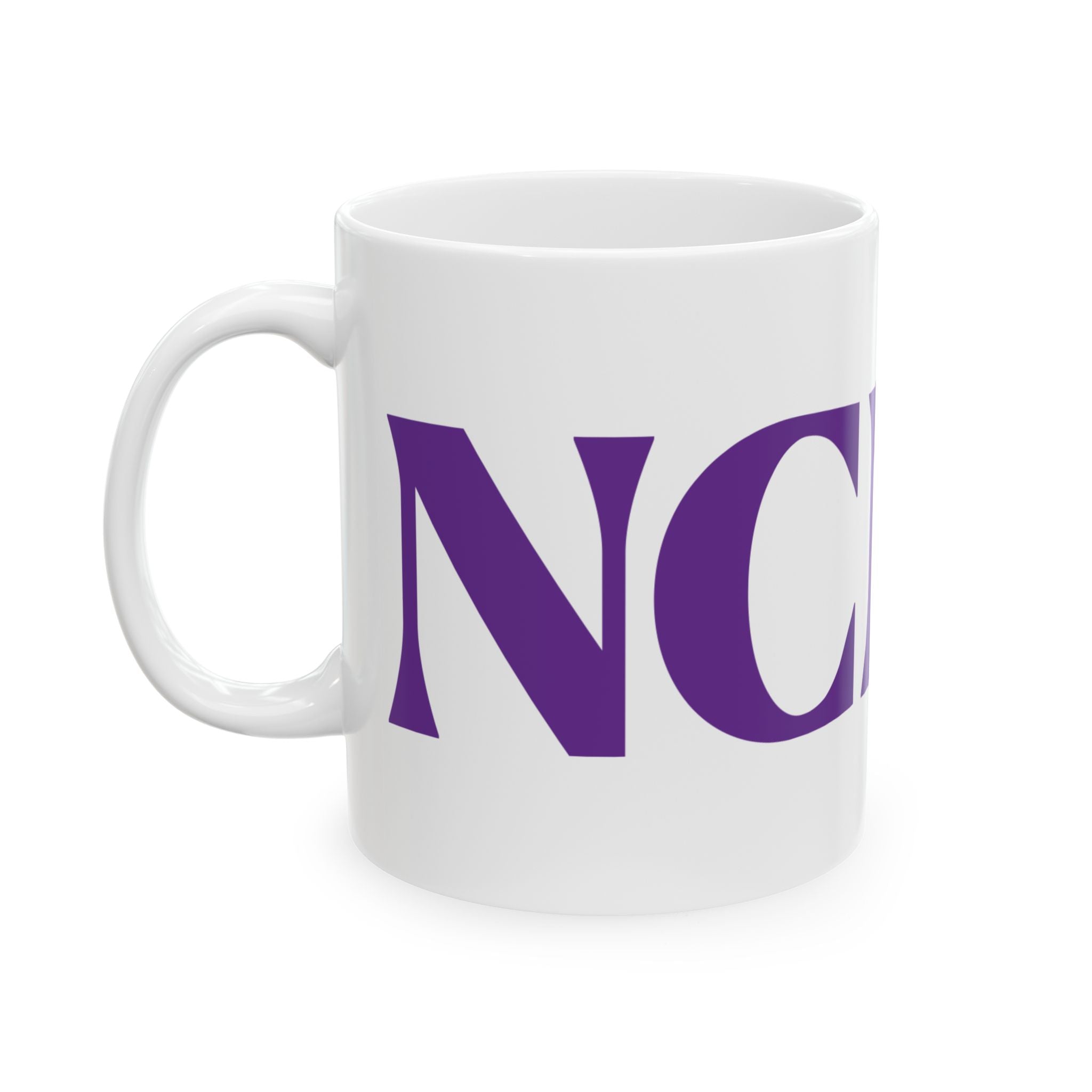 NCNW Mug - Purple Lettering